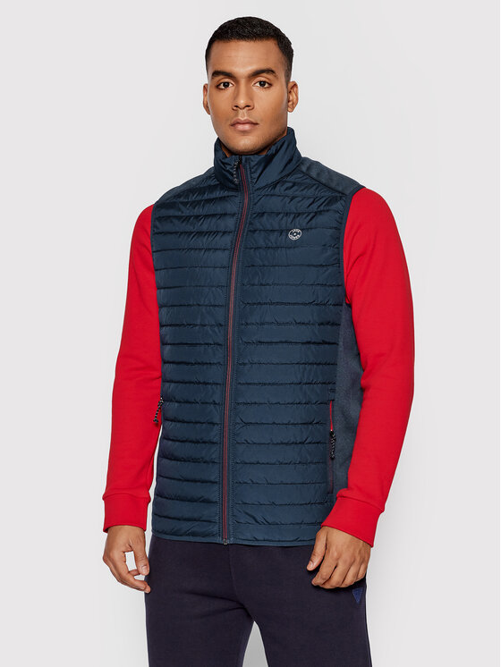 Jack & Jones Kamizelka Multi 12200684 Granatowy Slim Fit