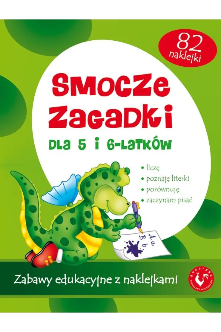Smocze zagadki dla 5 i 6 latków