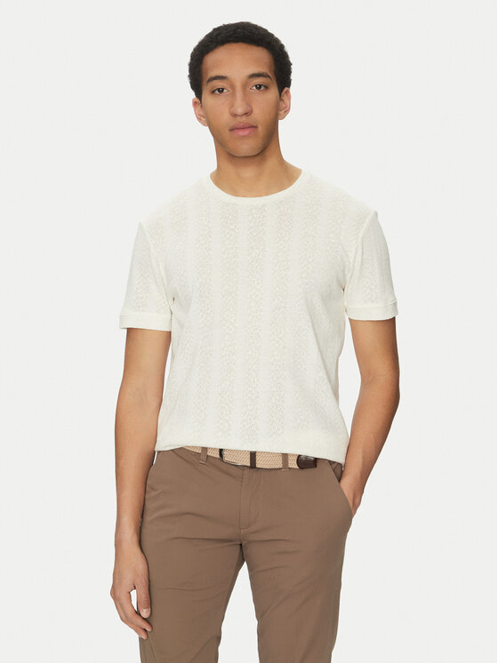 Marciano Guess T-Shirt 5GHI06 6321A Écru Regular Fit