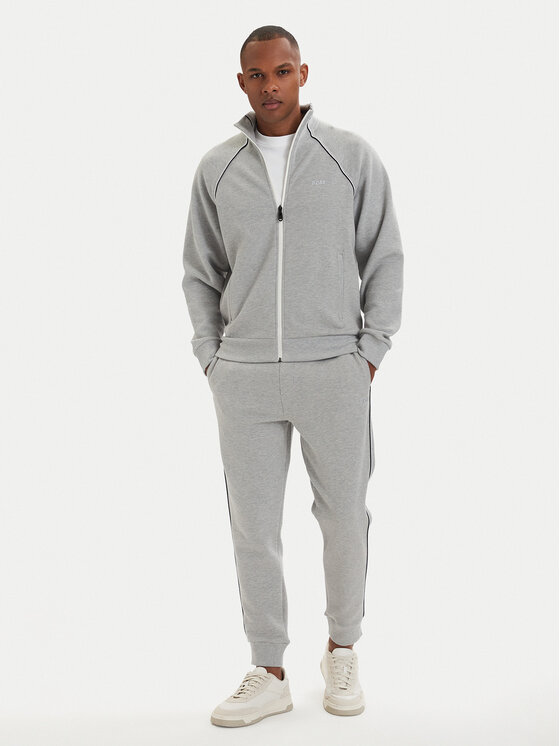 BOSS Dres 50555906 Szary jasny Regular Fit