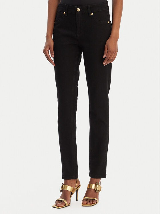 Versace Jeans Couture Jeansy 80HAB5J1 CDW00 Czarny Skinny Fit