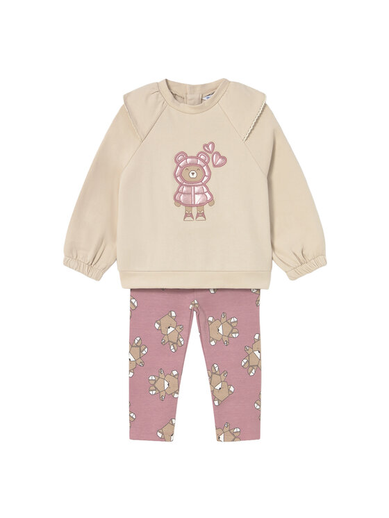 Mayoral Komplet bluza i legginsy 2741 Kolorowy Regular Fit