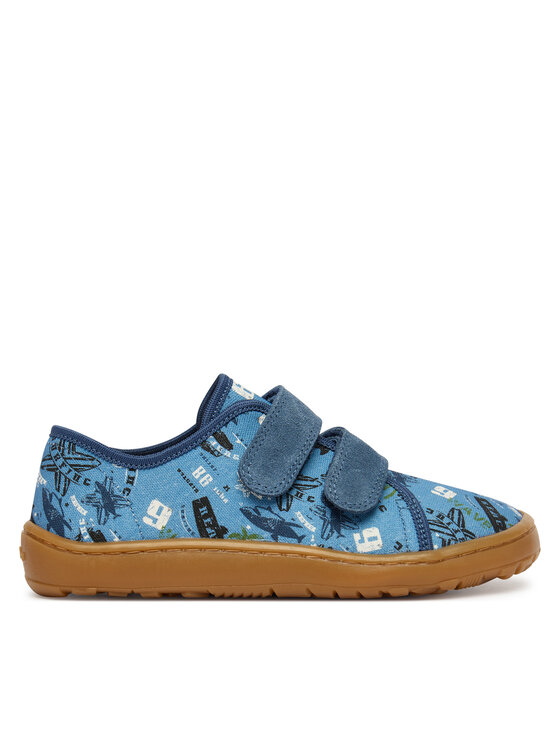Froddo Kapcie Barefoot Canvas G1700440-6 D Niebieski