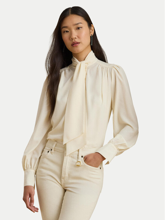 LAUREN RALPH LAUREN Koszula 200P14083001 Beżowy Relaxed Fit