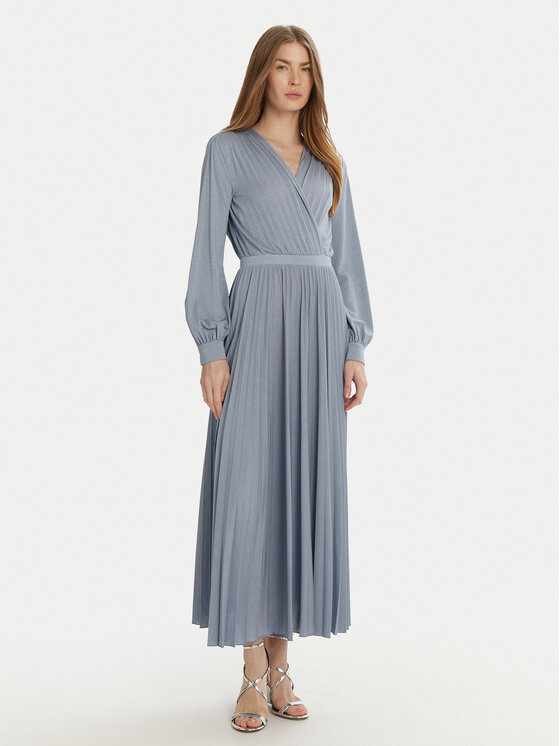 Marella Sukienka dzianinowa Cascia 2513621091 Niebieski Regular Fit
