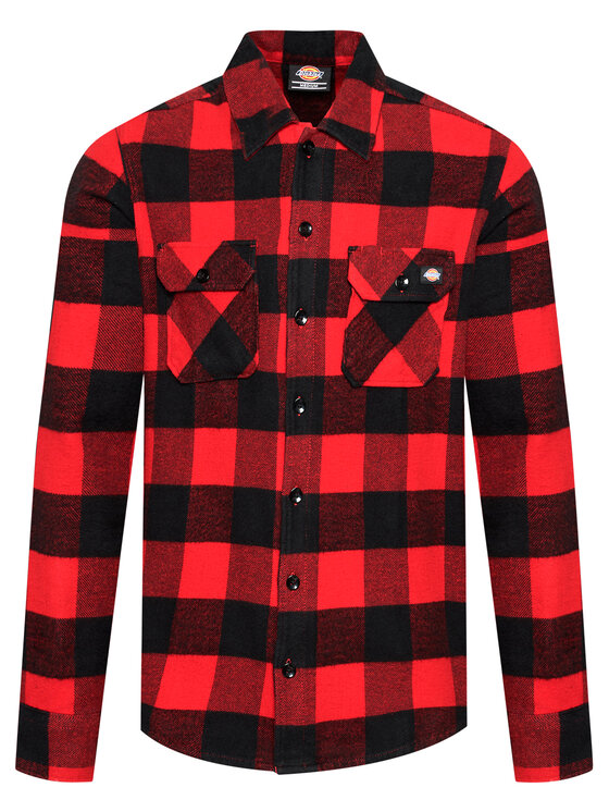 Dickies Koszula Unisex New Sacramento DK0A4XDZRDX Czerwony Regular Fit