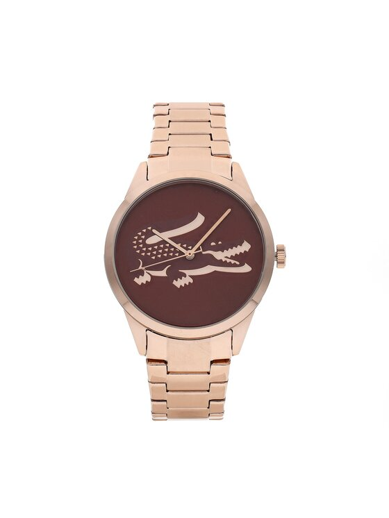 Lacoste Zegarek Ladycroc 2001191 Różowe złoto