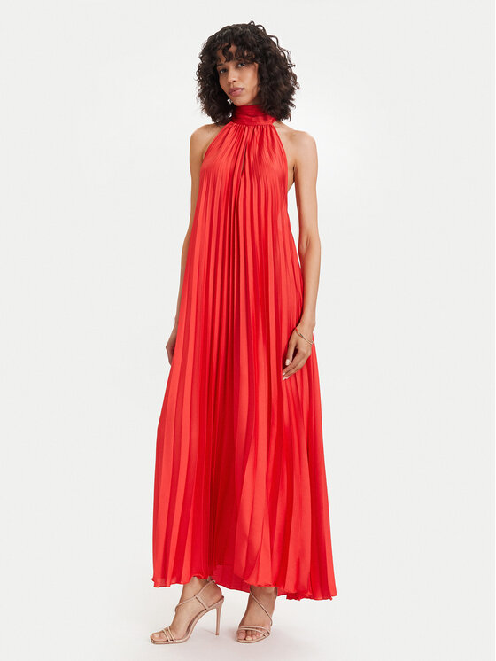 ACCESS FASHION Sukienka wieczorowa 63-3316-357 Czerwony Relaxed Fit