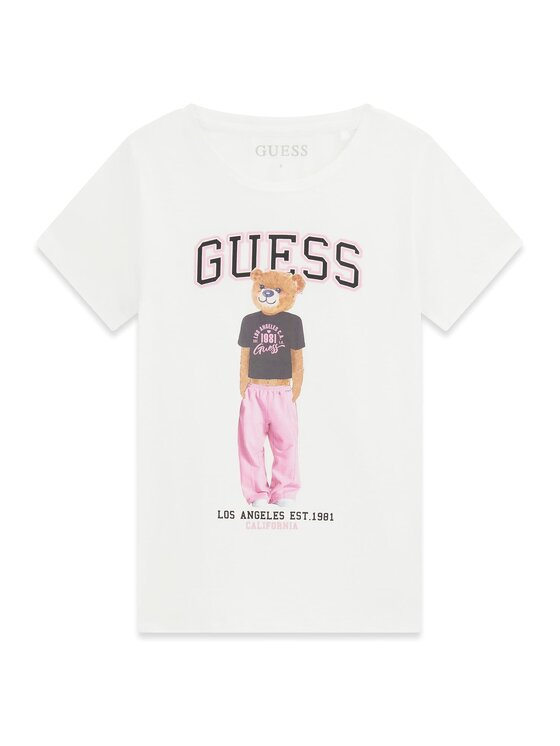 Guess Kids Tank top 183786 Biały Classic Fit