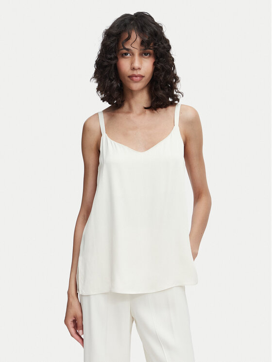ACCESS FASHION Top 63-2221-875 Kremowy Regular Fit