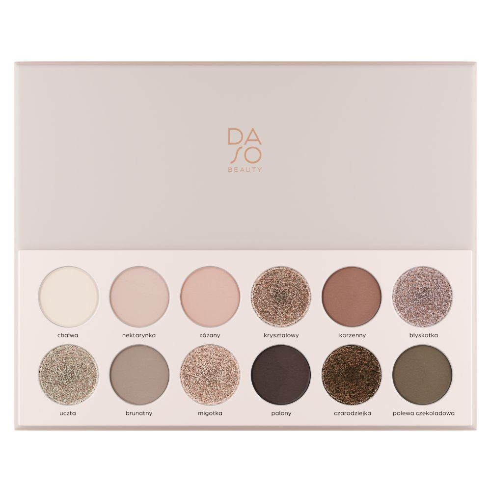 Daso Beauty Naturalnie Rozświetlona paleta cieni do powiek 23 g
