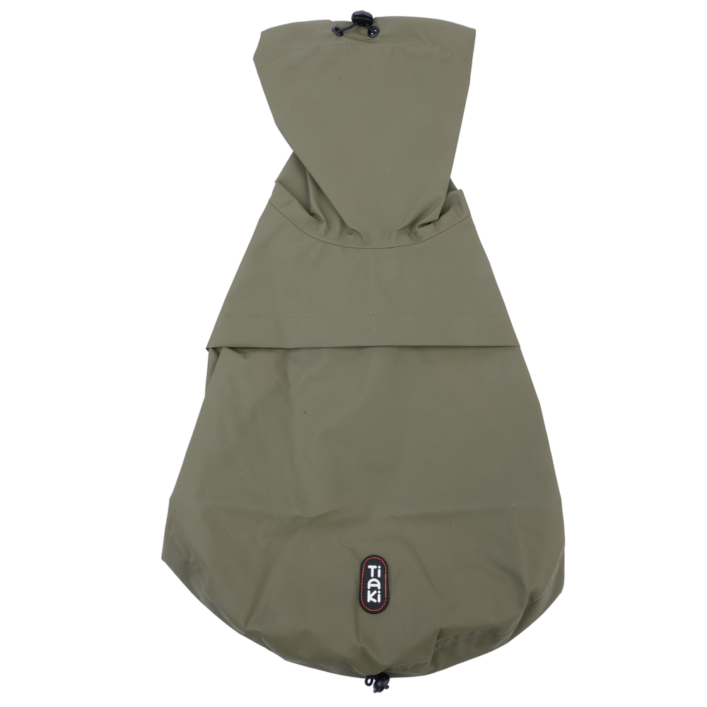 TIAKI Pet & Parent płaszcz przeciwdeszczowy w stylu partnerskim - Płaszcz przeciwdeszczowy dla psa, dł. grzbietu 60 cm miniaturka
