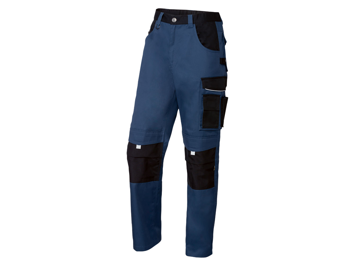 PARKSIDE PERFORMANCE® Spodnie robocze męskie, 1 para (Niebieski/ czarny, 56)