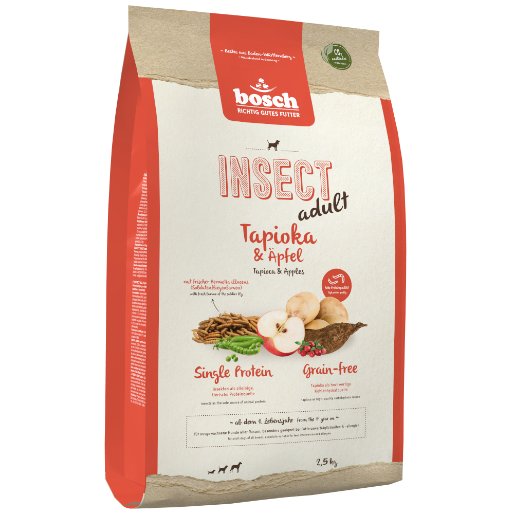 bosch HPC Adult Insect, jabłko i tapioka - 2,5 kg