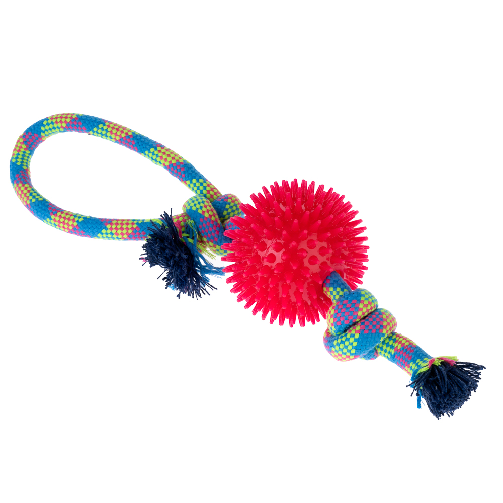 zooplus Basics sznur z piłką - Ø 10 x dł. 32 cm miniaturka