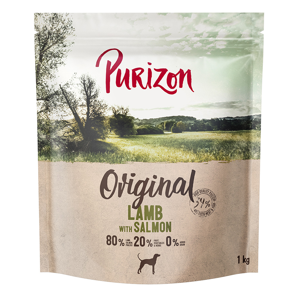 Purizon Adult, jagnięcina i łosoś, bez zbóż - 1 kg
