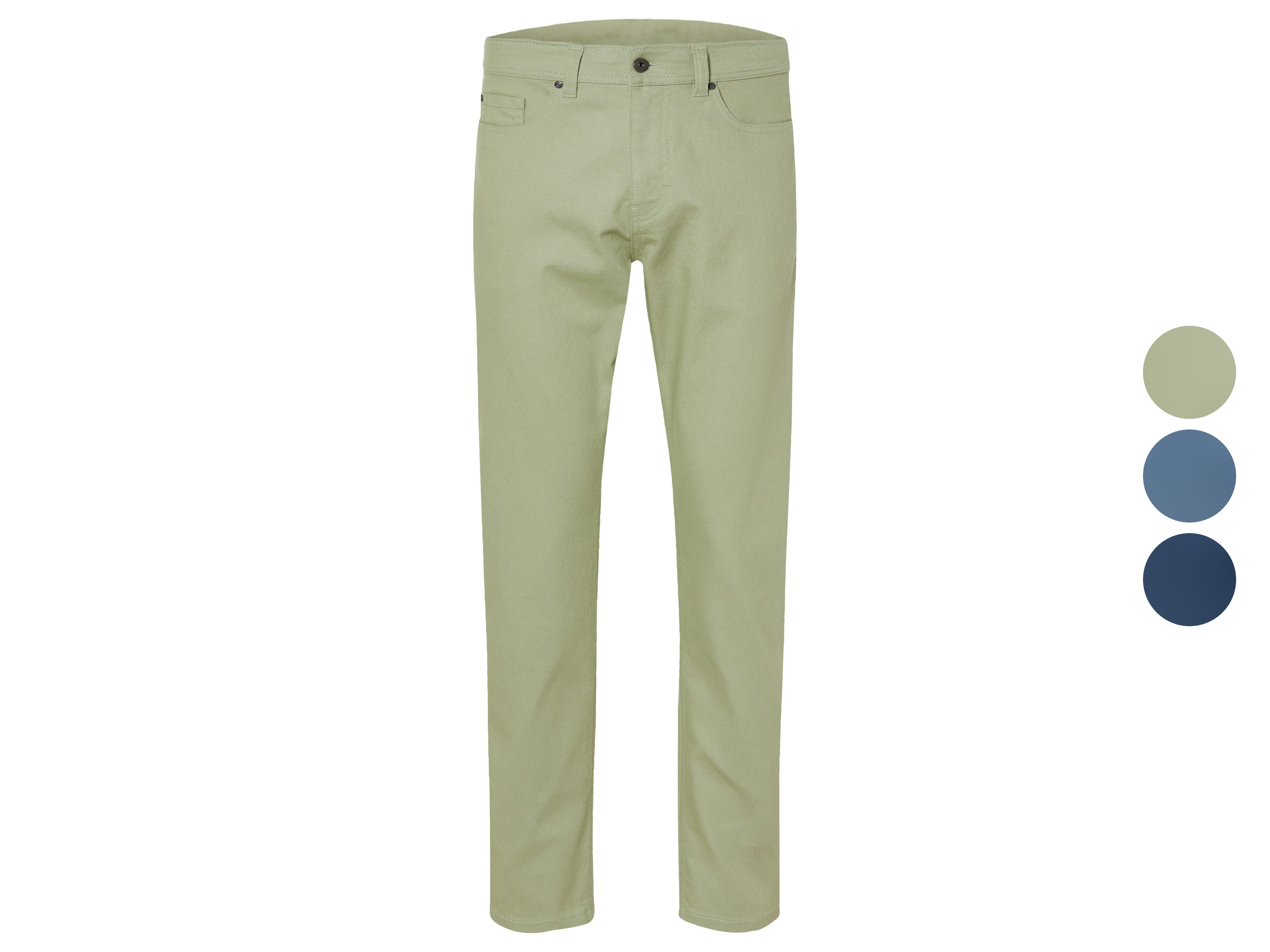 LIVERGY® Jeansy męskie z bawełną, relaxed fit miniaturka