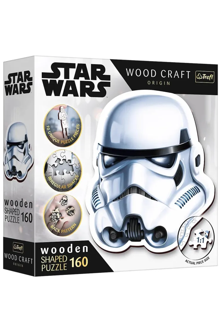 Puzzle drewniane 160 el. Hełm szturmowca