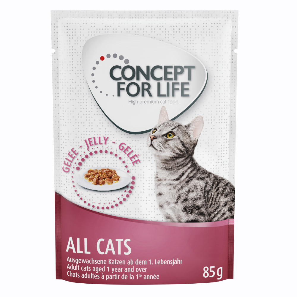 Korzystny pakiet Concept for Life, 48 x 85 g - All Cats w galarecie