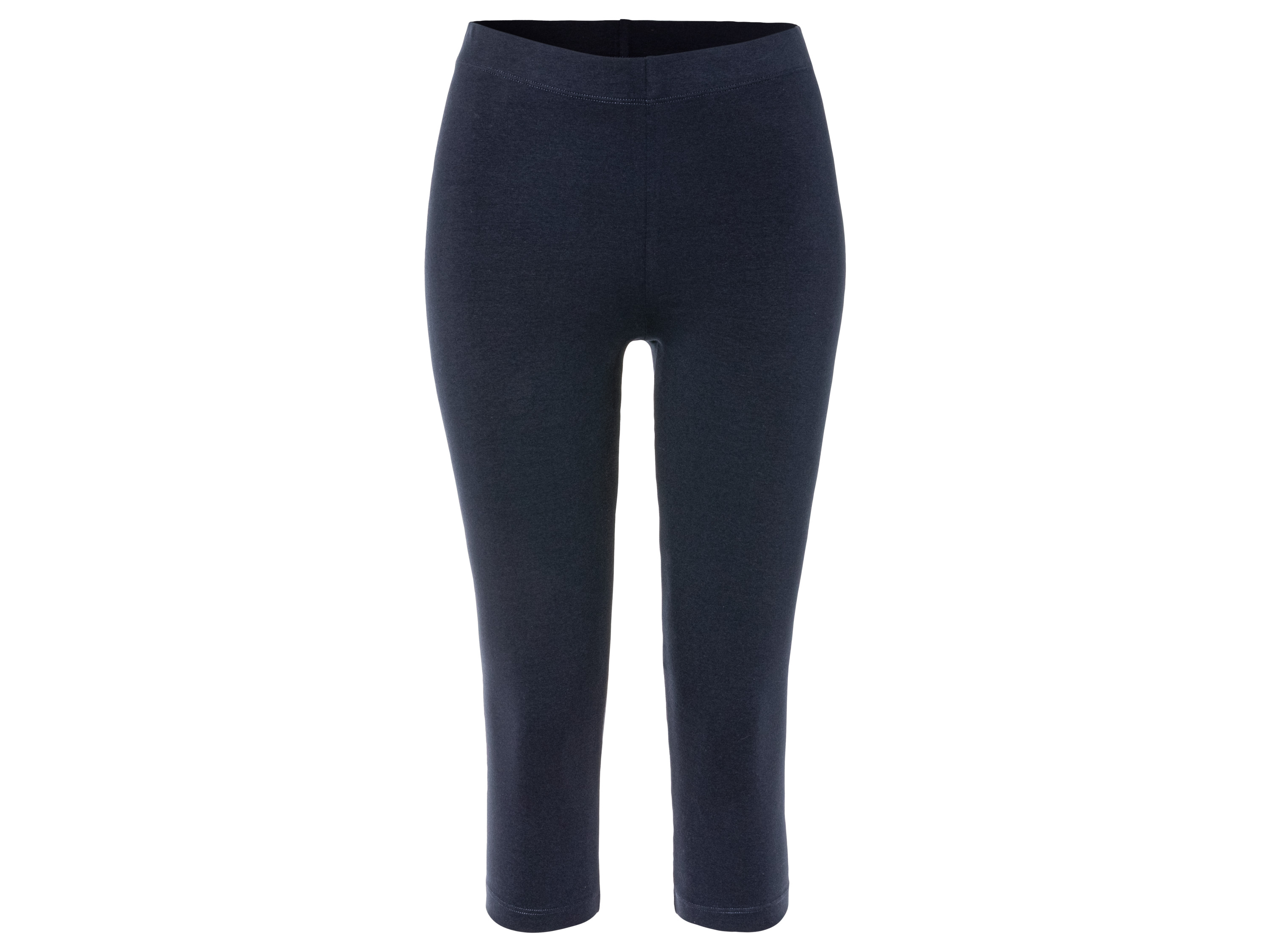 esmara® Legginsy damskie 3/4 z bawełną (S (36/38), Granatowy) miniaturka