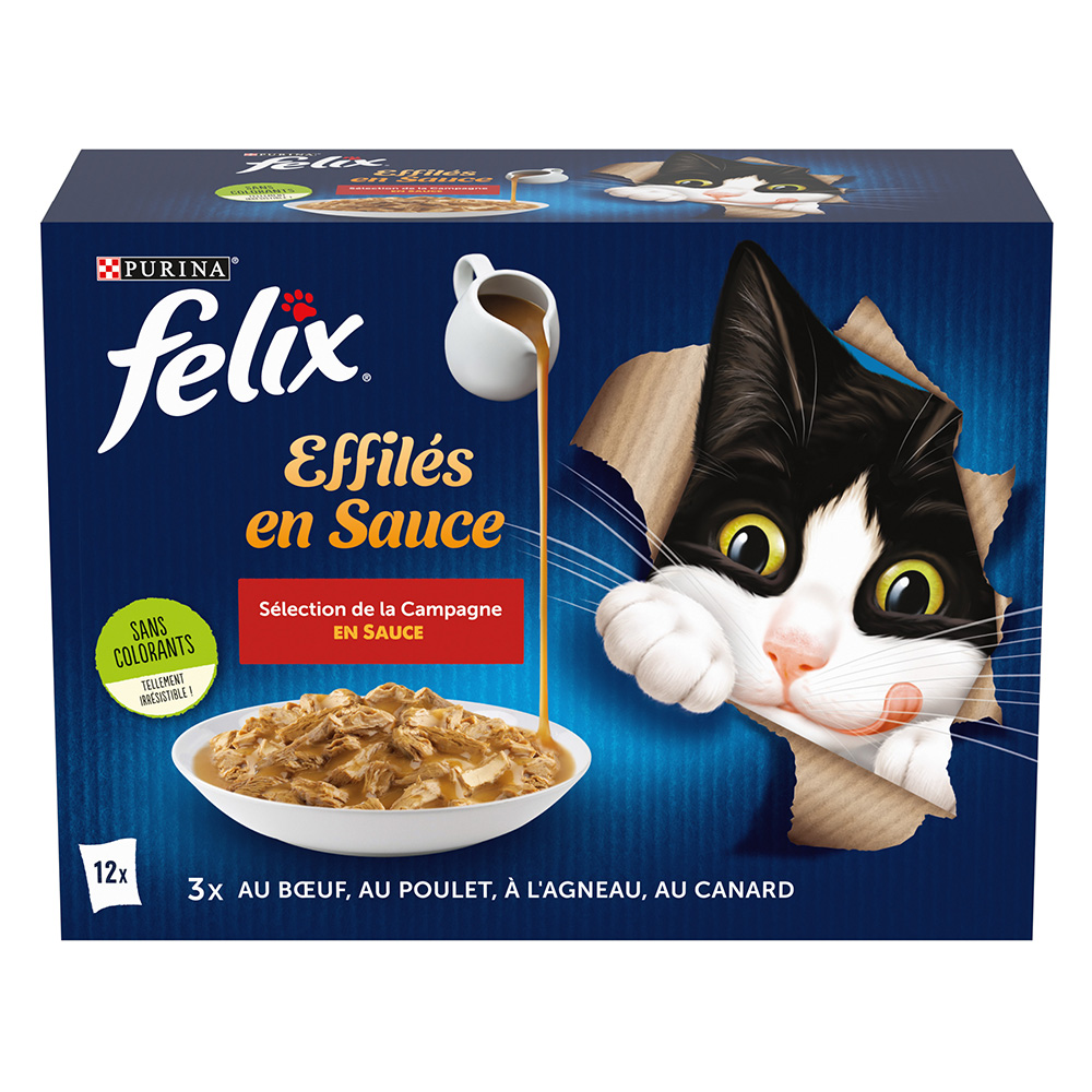 Felix Gravy Lover, w sosie, So gut wie es aussieht, 12 x 85 g - Wiejskie smaki