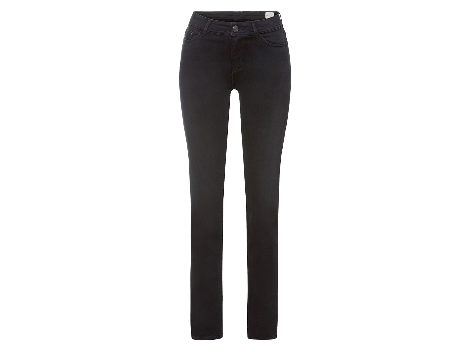 esmara® Jeansy damskie slim fit (Dłuższe, Czarny, 38)