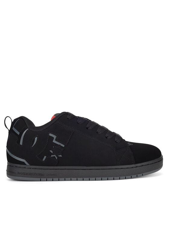 DC Shoes Sneakersy COURT GRAFFIK 300529-BLR Czarny