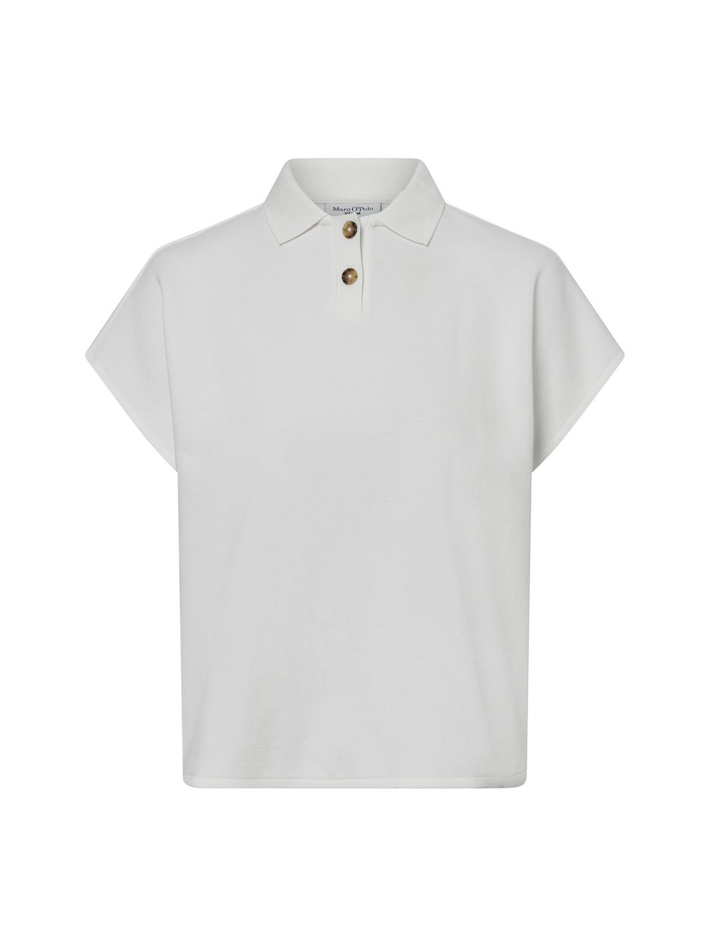Marc O'Polo Denim Damska koszulka polo Kobiety Bawełna biały, XS