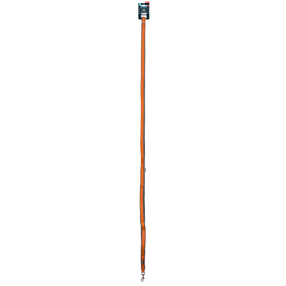 Petlando Outdoor smycz 3 m, pomarańczowa - Rozmiar M: 300 cm długość, 20 mm szerokość