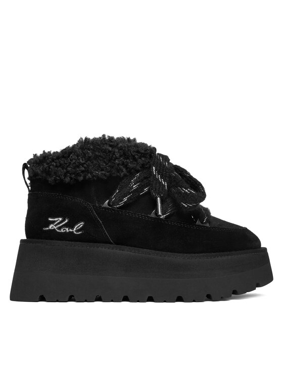 KARL LAGERFELD Śniegowce KL48632 Czarny