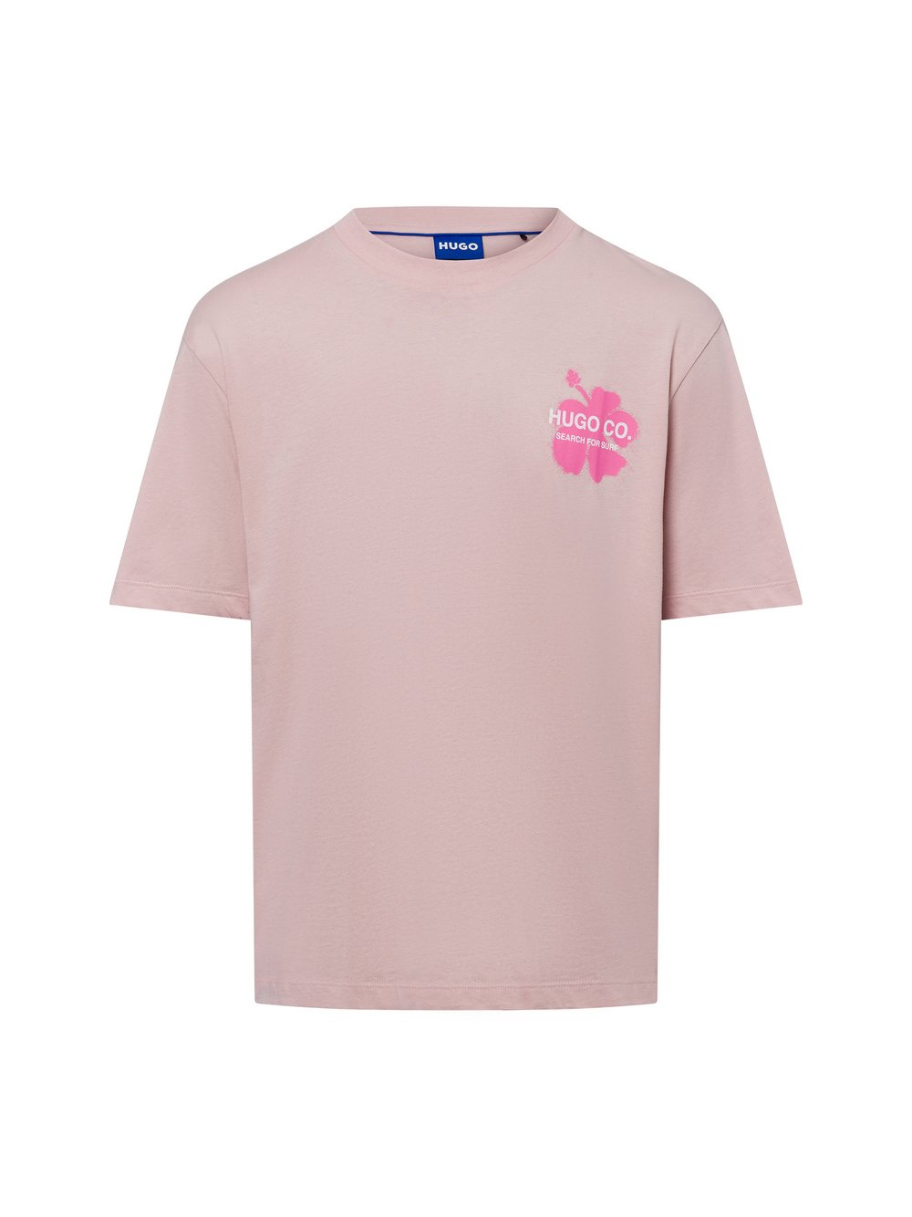 HUGO BLUE T-shirt Nodiwop Mężczyźni Bawełna różowy|wyrazisty róż, XL