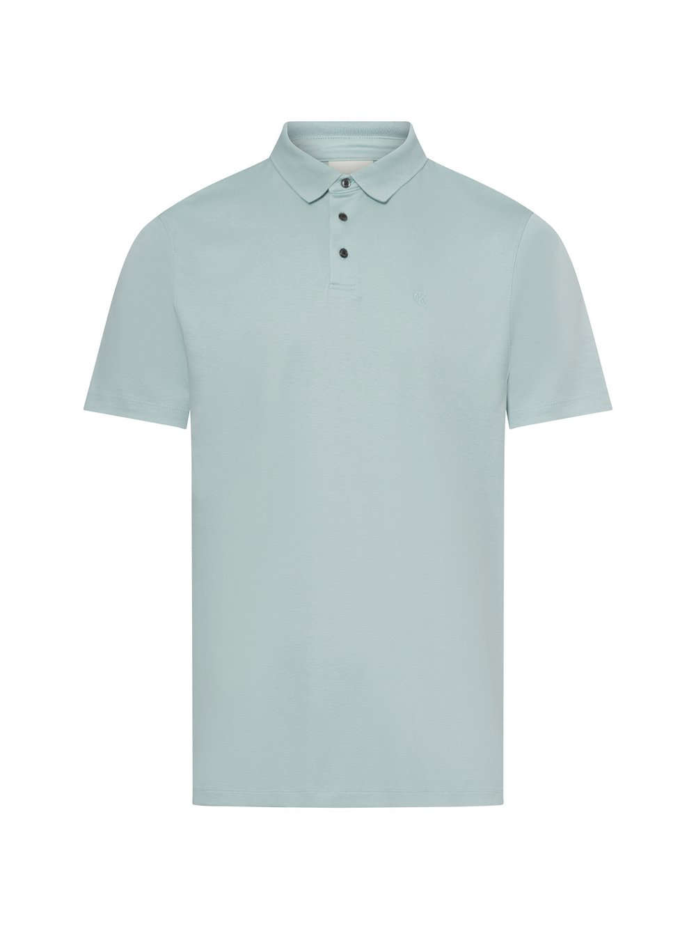 Calvin Klein Męska koszulka polo Mężczyźni Bawełna zielony, S
