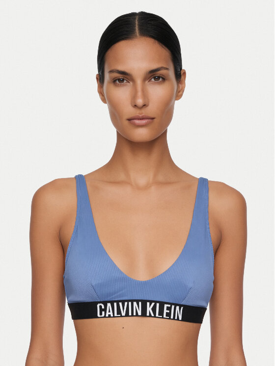 Calvin Klein Swimwear Góra od bikini LV00Q61211 Niebieski