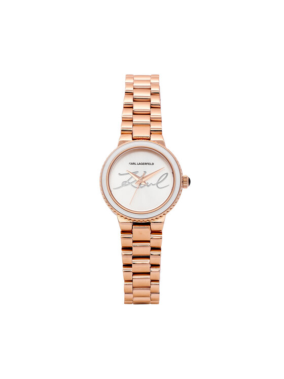 KARL LAGERFELD Zegarek R0553104507 Różowe złoto