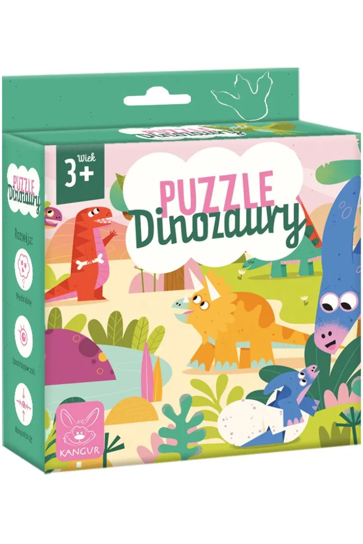 Puzzle Dinozaury 3+