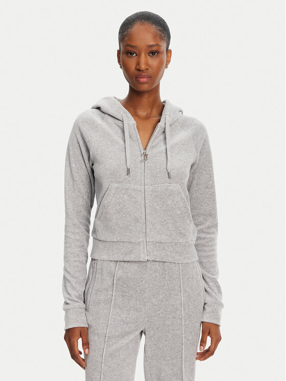 Juicy Couture Bluza Madison JCWA122001 Szary Slim Fit