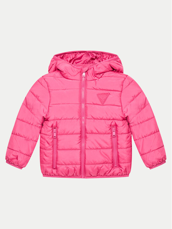 Guess Kurtka puchowa H4BT03 WCFM0 Różowy Regular Fit
