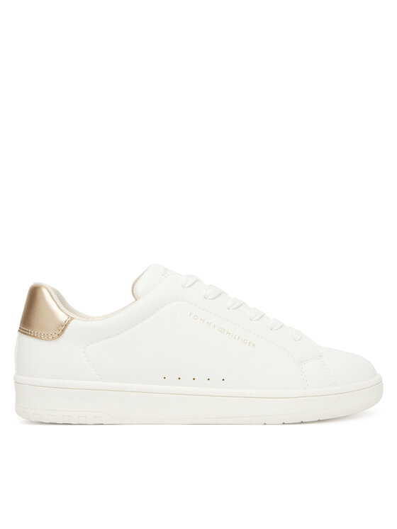 Tommy Hilfiger Sneakersy Low Cut Lace Up Sneaker T3A9-33976-1355 D Biały