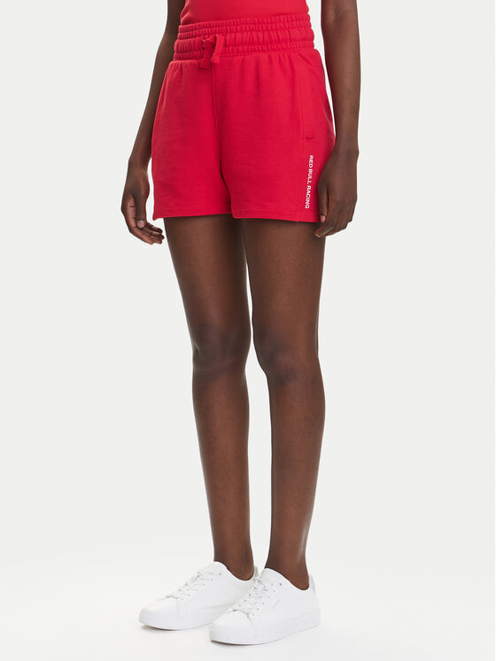 Pepe Jeans Szorty sportowe Red Bull Racing RL800008 Czerwony Relaxed Fit