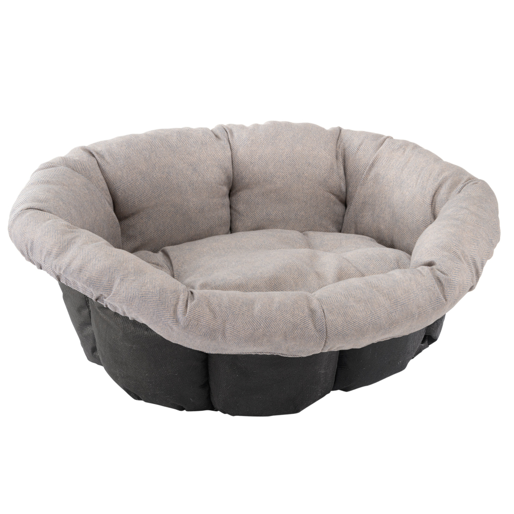 Sofà Tweed beżowy pokrowiec do kosza Ferplast Siesta Deluxe (bez kosza) - Rozmiar 8: (dł. x szer. x wys.): 85 x 62 x 28,5 cm