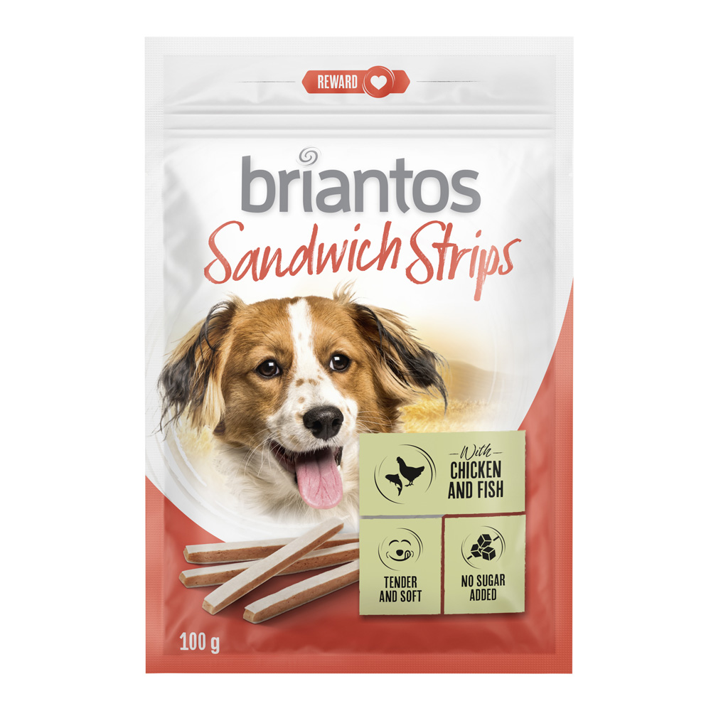 Briantos Sandwich Strips dla psów - 100 g miniaturka