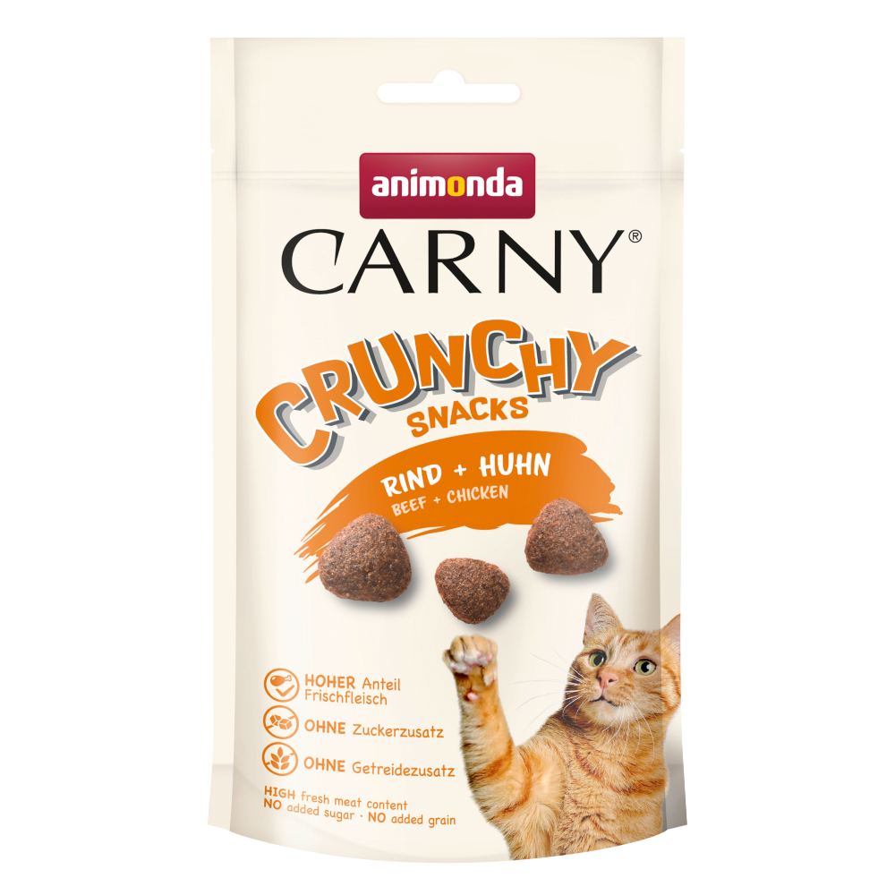 Animonda Carny Adult Crunchy - Wołowina + kurczak, 50 g