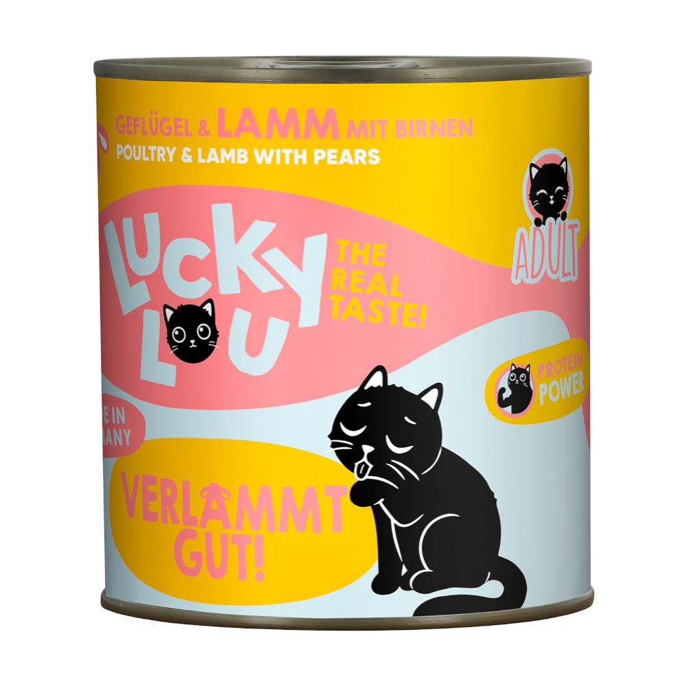 Korzystny pakiet Lucky Lou Adult, 2 x 800 g - Drób i jagnięcina