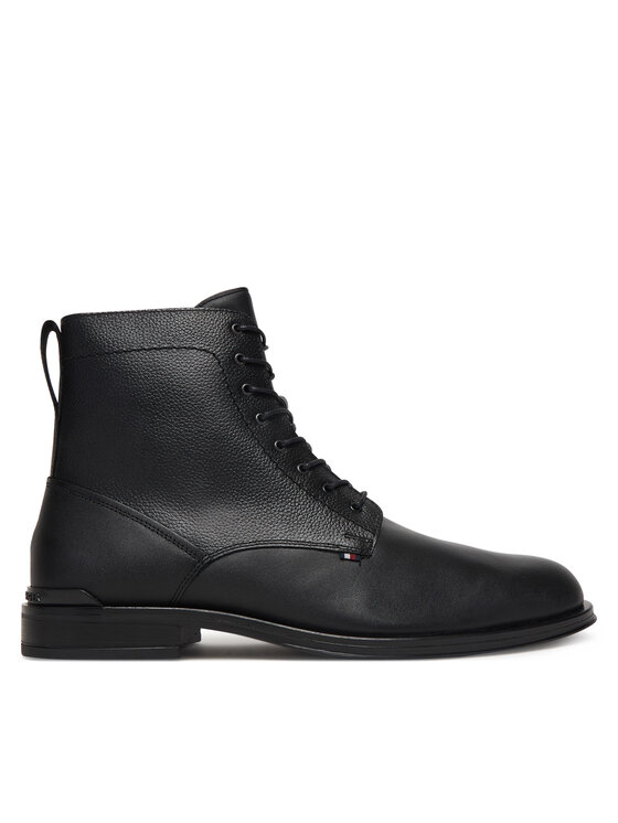 Tommy Hilfiger Kozaki Corporate FM0FM05577 Czarny