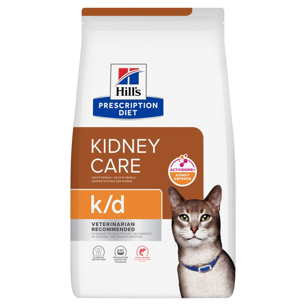 Hill's Prescription Diet k/d Kidney Care, z łososiem - 1,5 kg