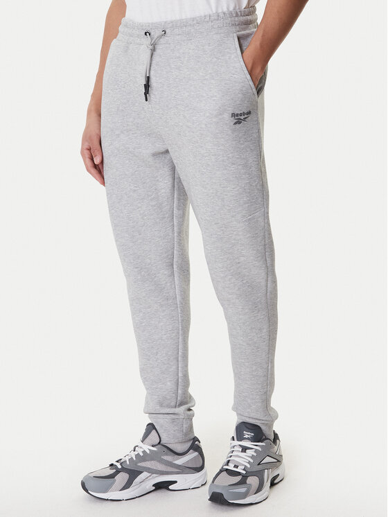 Reebok Spodnie dresowe Azaz RK25549CCM Szary Slim Fit