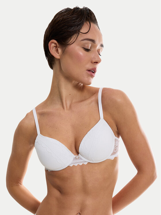 Triumph Biustonosz z fiszbiną Comfort Allure 10226435 Biały