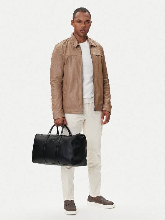 Calvin Klein Torba weekendowa Raised Duffle LV04D3158G Czarny