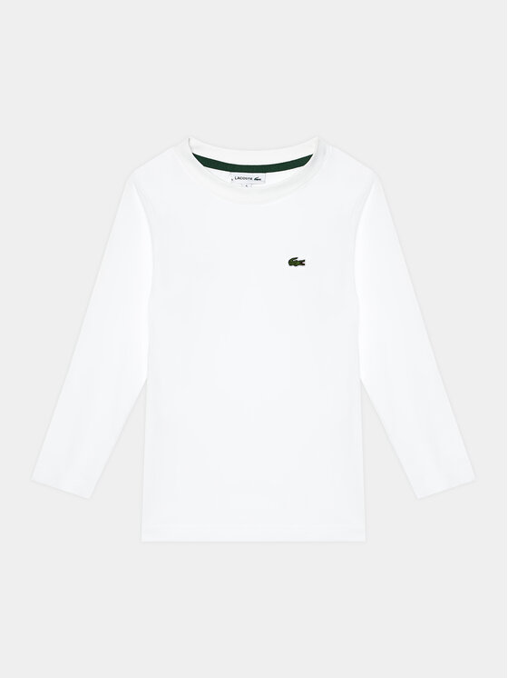 Lacoste Bluzka TJ1123 Biały Regular Fit