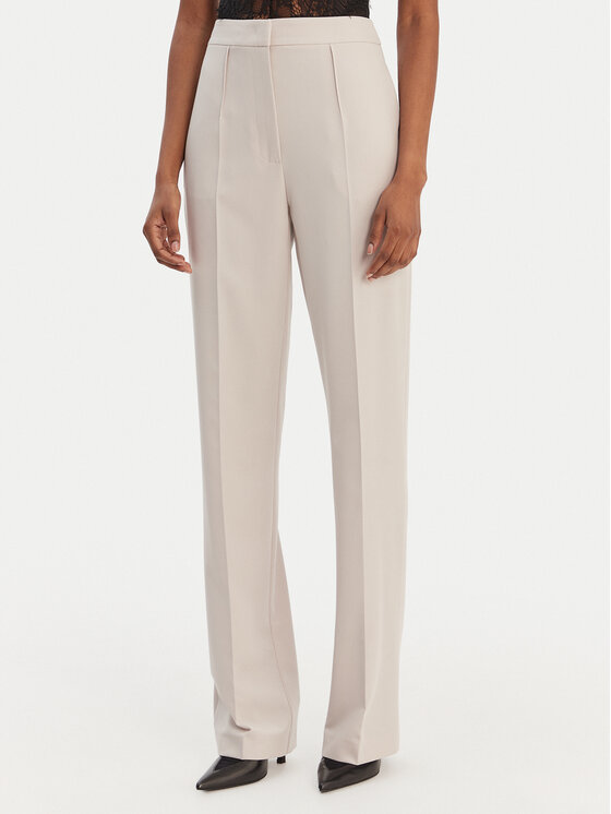 Patrizia Pepe Spodnie materiałowe 8P0800/A498-S748 Szary Regular Fit